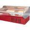 Counter Type Display Cabinet with cambered and liftable glass cover