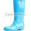 High Heel Women Fashion Clear PVC Rain Boots