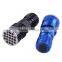 Multi-colorful ultra bright mini 21 led flashlight torch