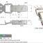SK3-028 New Design Flat Draw Latch Made in China