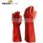 40cm long PVC-coated anti-acid and chemical lining cotton safety gloves