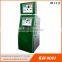 High quality self-service cash payment kiosk with dual screen