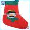 Cheap Wholesale Christmas Supplies Plain Santa Christmas Stocking