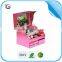 Hot wooden storage box with mirror for cosmetics EB39004