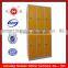 Multi-color swimming room 9-door metal clothes wardrobe steel locker