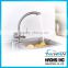stainless steel red black white long neck kitchen faucet