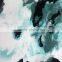2015 xiangsheng habijabi wash painting viscose rayon fabric