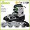 manufacturer sales 4 colors ABEC 5 bearing green inline skate shoes