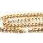 New Hot 18K gold filled women's men's gold chain, fashion stainless steel jewelry neck chain