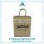 2016 Low Cost Brown Custom Printed Kraft Paper Bags with Paper Twisted Handle