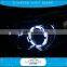 New products bi-xenon hid projector lens light angel eyes, 3D LED angel eyes, 3D halo ring light LED headlight