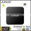 JUNUO latest firmware update A53 quad core android 6.0 amlogic s905x andoid tv box