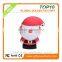Santa Shape Promotional Power Bank 2600mah PVC Christmas Gift ROHS Power Bank