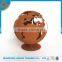 indoor ornament rellurian iron ball, globe, sphere, tellurion carved landscaping for sale