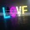 Remote Control LED Acrylic Light Up Light Letters For Sign