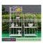 New Design X shape high Clear Wrought Iron Magazine Display Racks