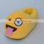 Plush Emoji Slipper / Soft Lady Rubber Plush Emoji Slipper / Plush Emoji Slipper For Kids