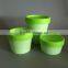 white plastic PP cosmetic jar