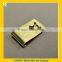 simple metal money clip with gold plated hollow out