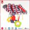 Cute design bayb bed hang toy musical instruments hot selling baby plush toy CHINA factory toys