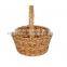 Egg Gathering Chicken Wire & Wicker Basket With Handle