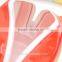 Wholesale Custom clear waterproof stand-up frosted pvc cosmetic pouch with plastic zip