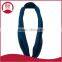 Solid in color neck warmer constructed from stretchable material