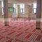 Red mosque prayer carpets Super soft prayer carpets Wool material carpets