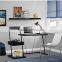 Factory direct sale Tribeca Black Glass computer desks
