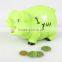 New products plastic pig money box piggy bank