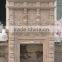 natural stone marble made indoor used fireplace mantel