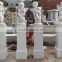 Full hand carved natrual stone pedestals for sculptures