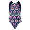 rhinestone sublimation gymnastics leotard for girls
