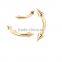 Rose Gold Plate Eyebrow Curved Barbell Body Piercing Jewelry