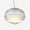 2016 new design beveling glass pendant lamp in clear/orange/amber color for home decor