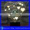 Wedding Decoration Arcylic 3D Sculpture LED 7 Colors Flashing Touch Control Night Light Costumize