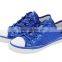 Sequins sparkling high quality vulcanized sneaker cheap sexy fancy shoes women casual china canvas shoe woman shoes 2016