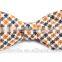 2016 hot selling cheap and fashion plaid mens silk bow tie for boys