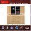 Utility fashion glass door cabinet glass corner shelf HX-492