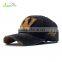 2015wholesale/high quality washing plain cotton twill 6 panel custom curved brim baseball cap with applique