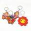 Yiwu Manre promotion silicone/ rubber keychain 2d custom pvc kaychain manufacturer