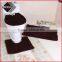 Shaggy classic 3pcs carpet for bathroom