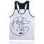 Yiwu Clothing Market OEM Elastne Black Men's Muscle Gym Tank Top