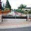 House iron gate design feature dark brown color iron sliding gate door on .com