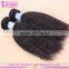 Grade 6A double wefts tangle free 100% unprocessed kinky straight hair weave malaysian hair wholesale distributors