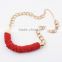 Fashion Multicolor Beads Choker Vintage Pendant Statement Necklace Women Fashion Necklaces for Women