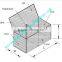 Galvanized welded gabion baskets, hesco bastion steel, hesco military bastion gabion cage