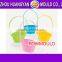 new design plastic heart shape basket mold