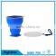 OEM cheap silicone folding travel coffee cup for sale