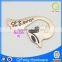 SM-2261 cheap shoes accessories newest metal decorative fashion fox shape accesories